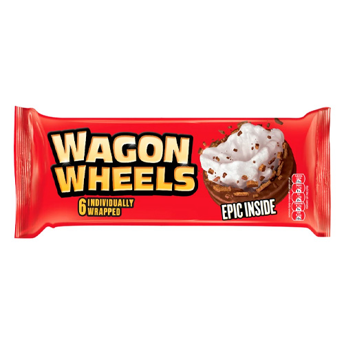 Печенье WAGON WHEELS  с суфле покрытые глазурью   220гр