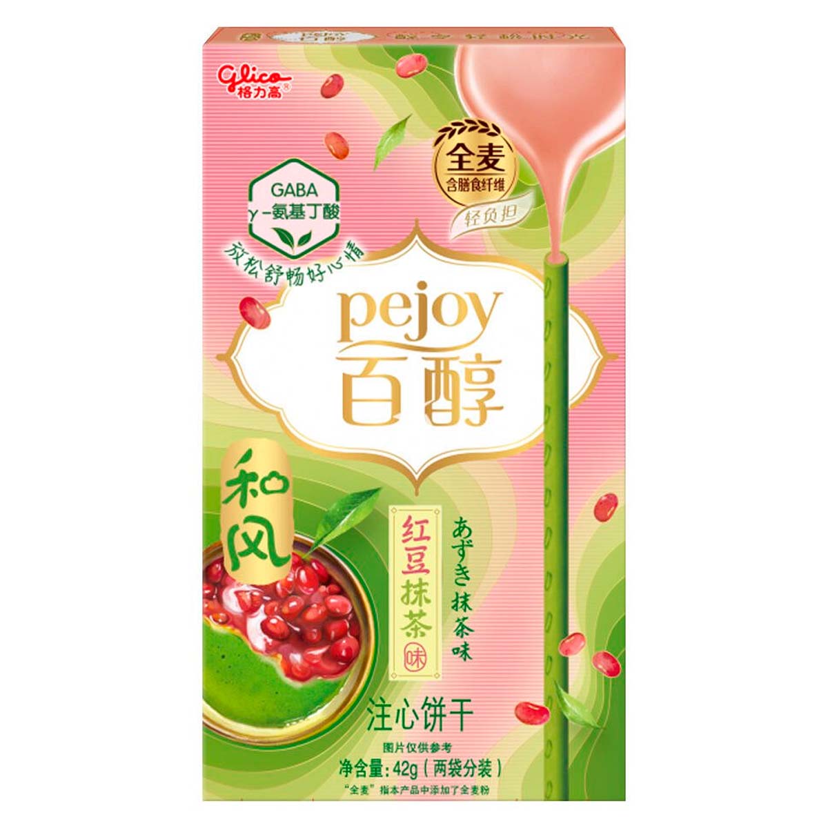 Бисквитные палочки Pejoy Red Bean & Matcha   42гр