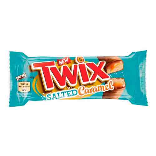 Шоколадный батончик Twix Salted Caramel   40гр