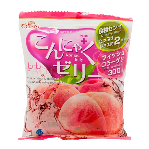 Желе Yukiguni Aguri со вкусом персика   96гр