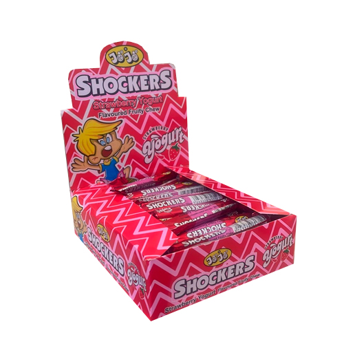 Жев.конфета JoJo mini Shocker Strawberry Yogurt 6гр
