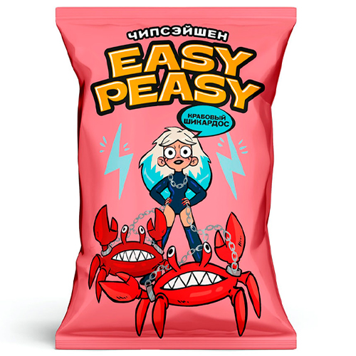 Картофель Хрустящий Easy Peasy Крабовый Шикардос 120гр