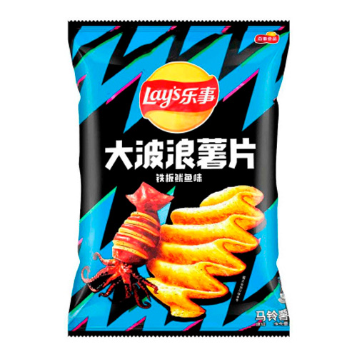 Чипсы Lay's Big Wave Grilled Squid  70гр
