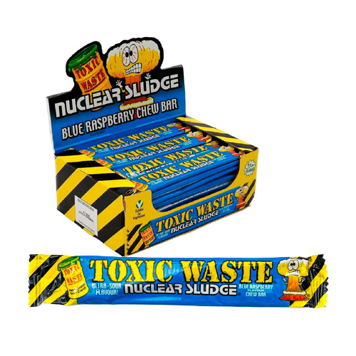 Жев.конфета Toxic Waste Nuclear sludge Blue Raspberry   20гр