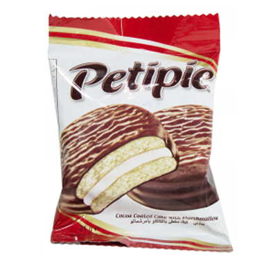 Печенье Petipie в шок.глазури с начинкой   21гр