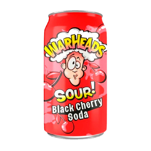 Газ.напиток Warheads Black Cherry Soda  ж/б 330мл
