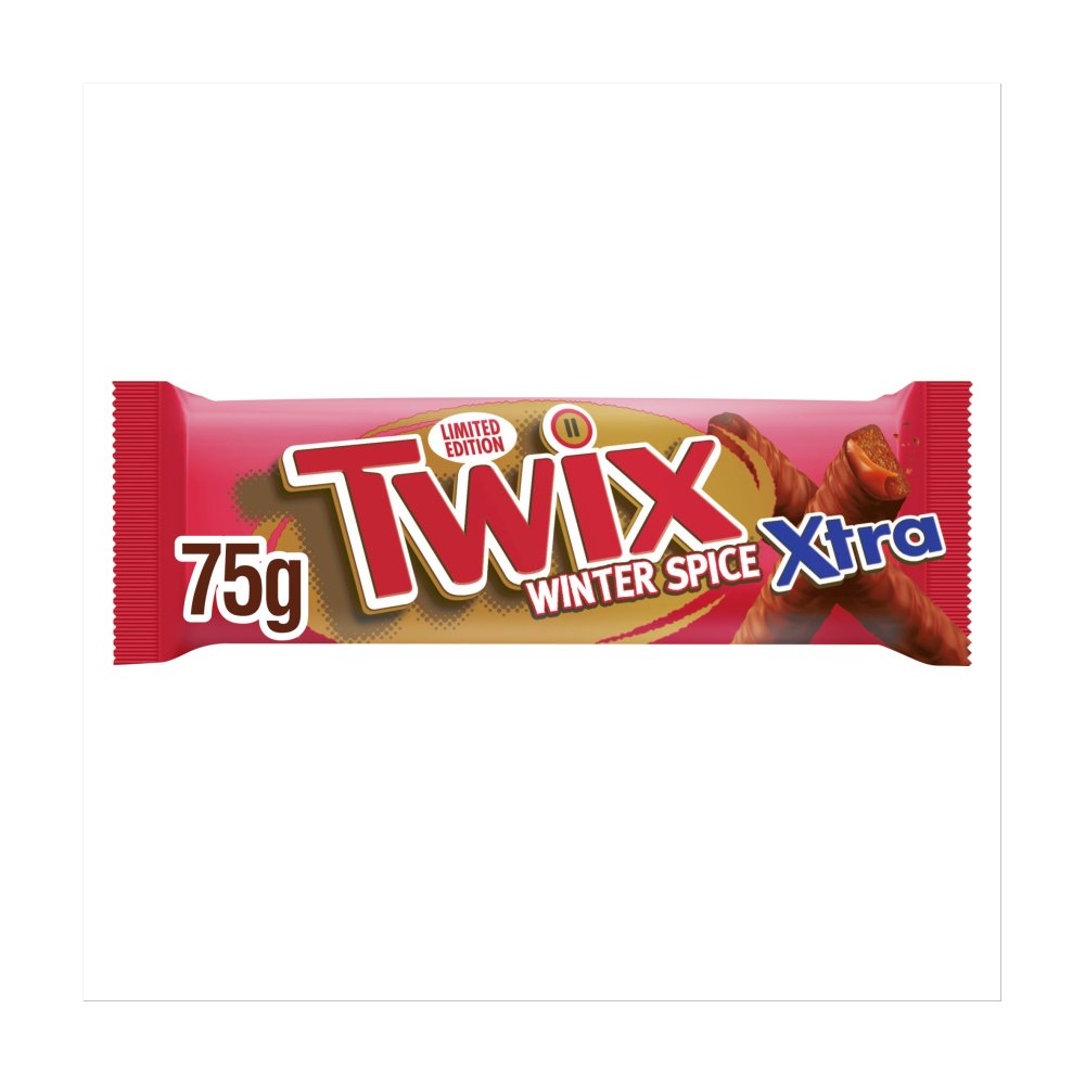 Шоколадный батончик Twix Winter Spice Xtra   75гр