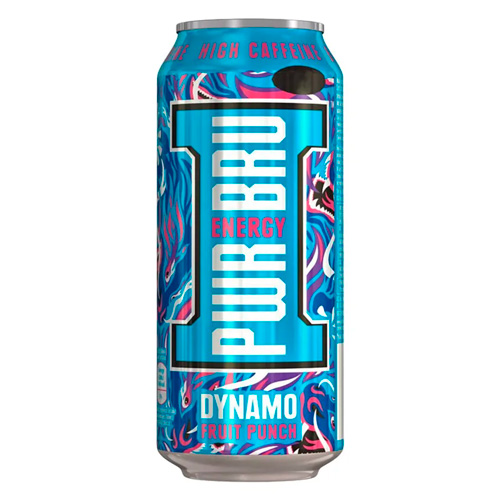 Энергетический напиток PWR BRU Dynamo Fruit Punch   500мл