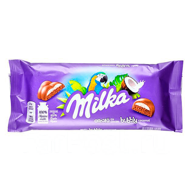 Шоколад Milka Bubbly Coconut   100гр