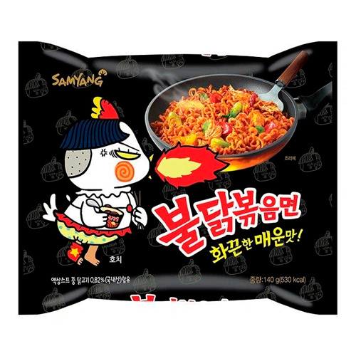 Лапша Samyang Hot Chicken острая со вкусом курицы (черная)  140гр