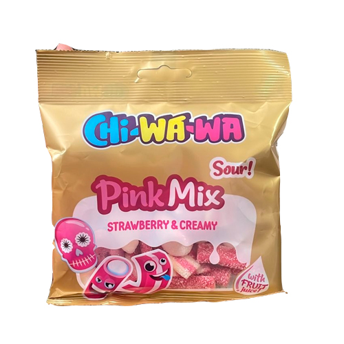 Жев.мармелад Chi-Wa-Wa Mix Gold Pink Sour   90гр