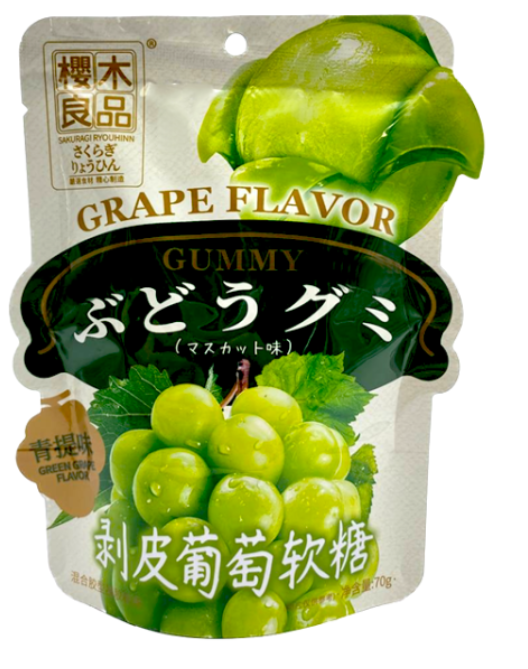 Жев.мармелад Sakuragi Ryouhinn Green Grape Flavor   70гр