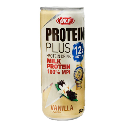 Напиток OKF Protein Plus Vanilla не маркируемый  240мл