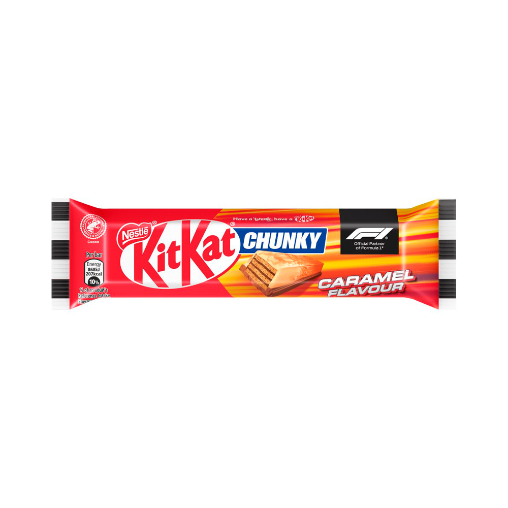 Шоколадный батончик KitKat CHUNKY CARAMEL FLAVOUR   40гр