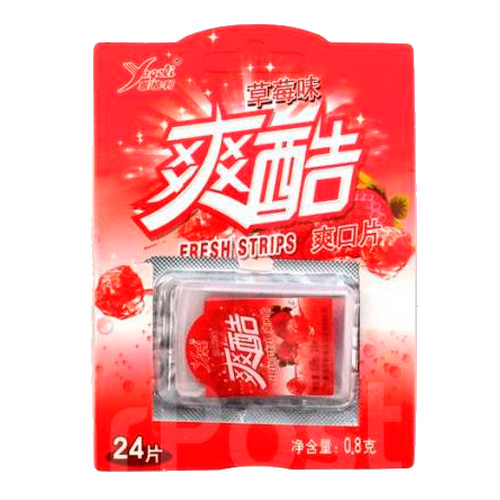 Драже Sigma освежающие со вкусом клубники (без сахара)  0,8гр