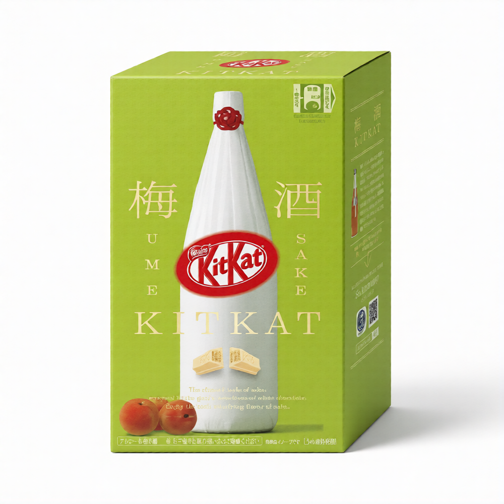 Шоколадный батончик KitKat UME SAKE (plum wine)   116гр