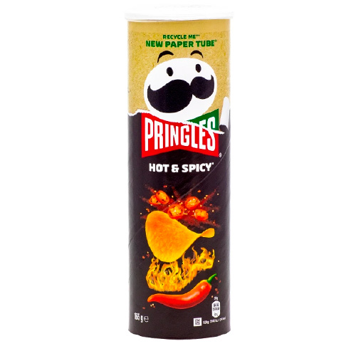 Чипсы Pringles Hot & Spicy Польша   165гр