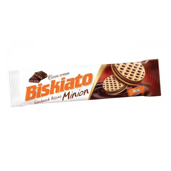 Печенье сендвич BISKIATO MINION COCOA 68 гр.