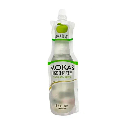 Напиток с кусочками желе Mokas Яблоко 180мл