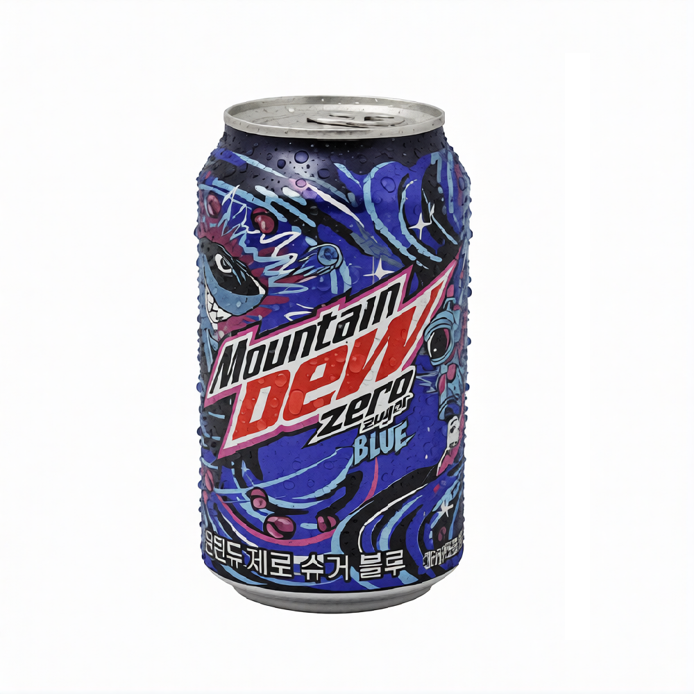 Напиток безалкогольный Mountain Dew Zero Sugar BLUE   355мл