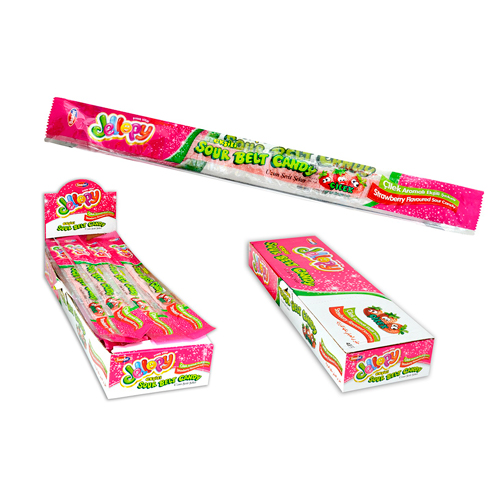 Мармелад Jellopy Sourbelts со вкусом Клубники 15гр.