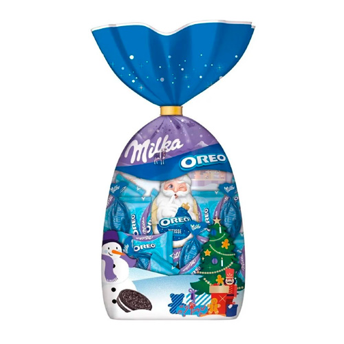 Шоколад фигурный Milka XMAS Микс Орео   224гр