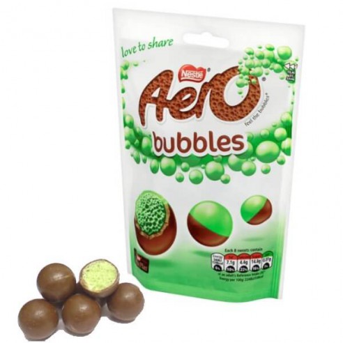 Шоколадные шарики Aero Peppermint Bubbles Bag   92гр