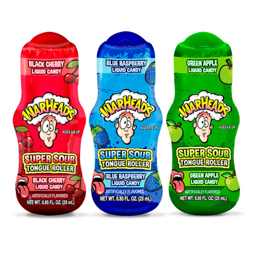 Жидкая конфета Warheads Super Sour Tongue Rollers   25мл
