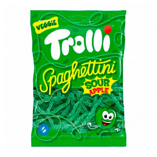 Жев.мармелад Trolli Spaghetti Sour Apple   100гр