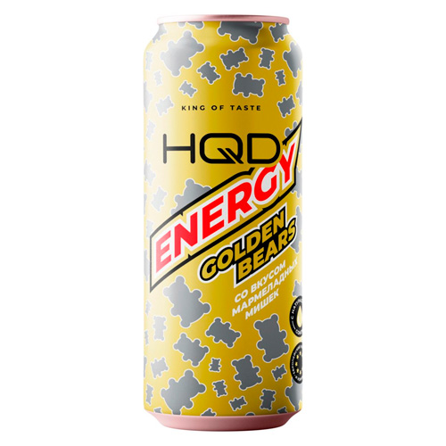 Энергетический напиток HQD Energy Golden Bears   450мл