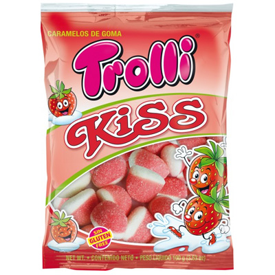 Жев.мармелад Trolli Клубничный поцелуй   100гр