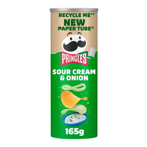 Чипсы Pringles Sour Cream & Onion   165гр
