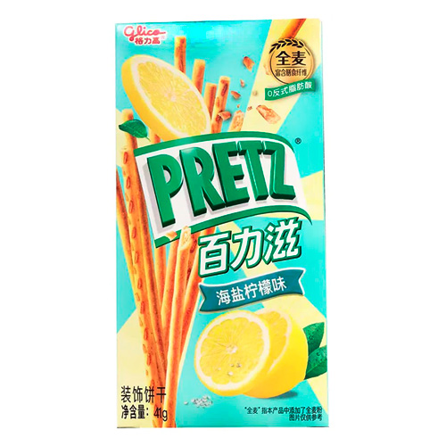Бисквитные палочки Pretz Sea Salt & Lemon   41гр