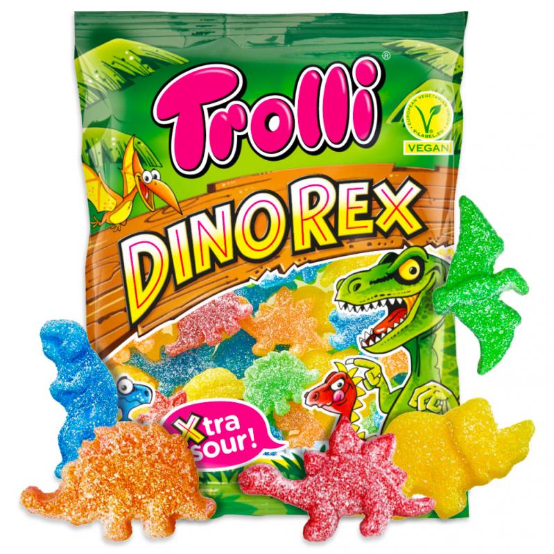 Жев.мармелад Trolli Dino Rex   100гр