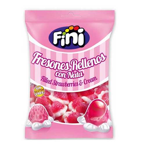 Жев.мармелад FINI Filled Strawberries & Cream   85гр