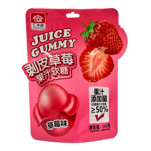 Жев.мармелад HUIFENGYUAN со вкусом клубники   100гр