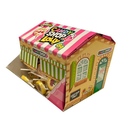 Леденец Johny Bee Candy Shop Lolly с узорами  8гр