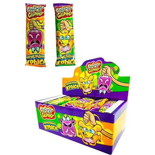 Жев.мармелад Grazy Gummy "Мармеладная Крыса"   15гр