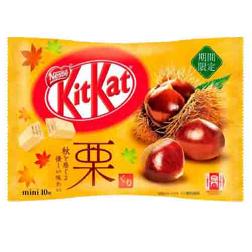 Шоколадный батончик KitKat mini с каштанами   92,8гр