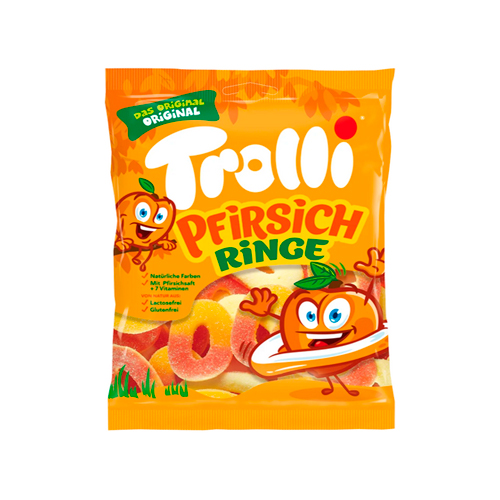 Жев.мармелад Trolli Peach Rings   100гр
