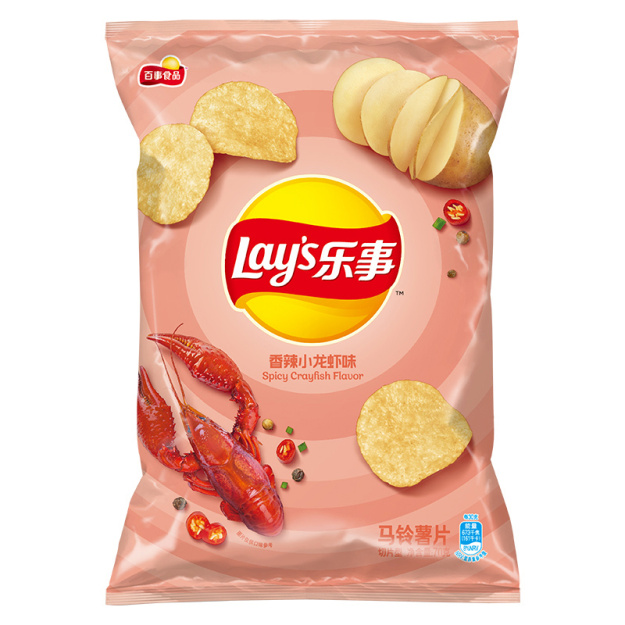 Чипсы Lay's Spicy Crayfish Flavor   70гр