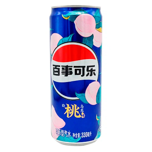 Газ.напиток Pepsi White Peach Oolong   330мл