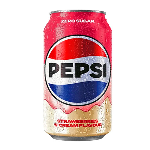 Газ.напиток Pepsi Strawberry and Cream zero   330мл