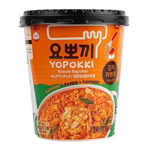 Лапша Yopokki Ramen + Клецки Kimchi   145гр