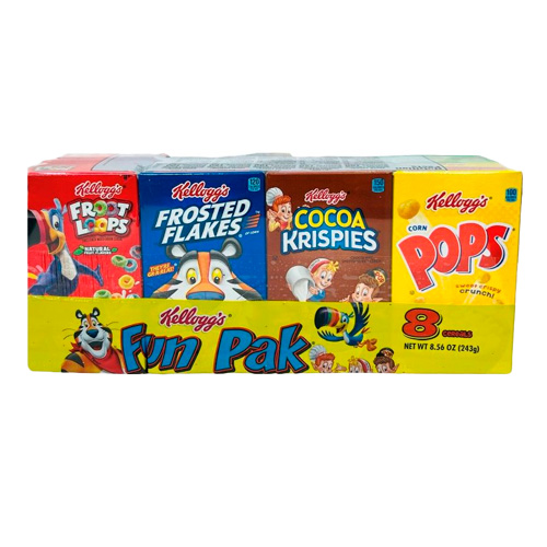 Готовый завтрак Kellogg's Fun Pak (блок 8шт)  243гр