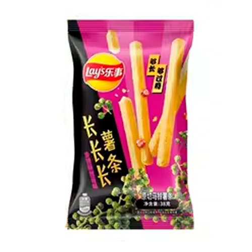 Чипсы Lay's Long french fries Spicy Vine Pepper Sauce   38гр