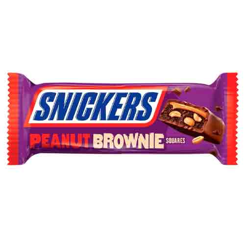 Шоколадный батончик Snickers Peanut Brownie   34гр