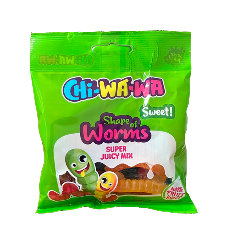 Жев.мармелад Chi-Wa-Wa Jelly Worms Sweet   60гр