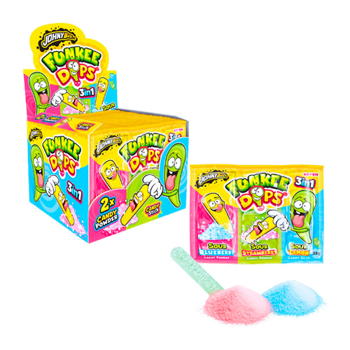 Леденец Johny Bee Funkee Dips 3in1   28гр