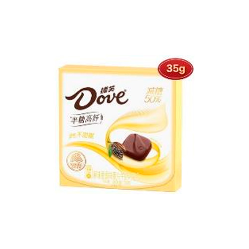 Шоколад Dove 50% содержанием сахара   35гр